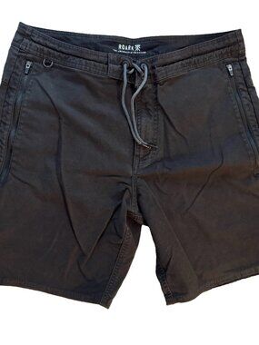 Roark Mens Layover Traveler Hybrid Shorts Size 32 Charcoal Gray RS260